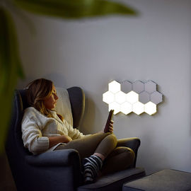 Touch Sensitive RGB LED Panel Light With Hexagonal Modern Appearance