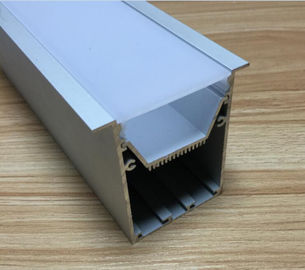 70X75mm Aluminium Led Strip Housing , Recessed Led Light Aluminium Profile