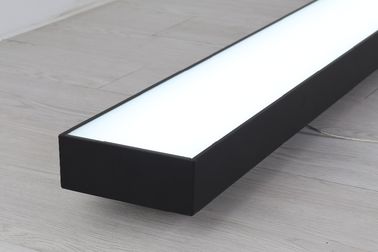 Black Aluminum Profile for LED light bar,LED Linear strip Light suspended office lighting