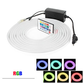 10 Mm X 20mm Soft Neon Rope Light Flex Tube AC220V-240V With EU Plug